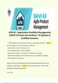 APM #1: Application Portfolio Management (APM) CIS Exam ServiceNow/ 76 Quizzes & Certified Answers.  