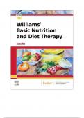 TEST BANK FOR WILLIAMS’ BASIC NUTRITION AND DIET THERAPY 16TH EDITION BY NIX TEST BANK 