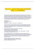  PALS ALL QUESTIONS AND ANSWERS WELL ILLUSTRATED.