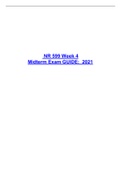 Exam (elaborations)  NR 599W4Mid term2021/2022