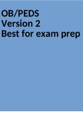 OB/PEDS Version 2 Best for exam prep