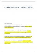 CDFM MODULE 1 LATEST 2024