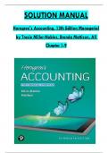 Solution Manual for Horngren's Accounting, The Managerial Chapters, 13th Edition By Tracie Miller-Nobles, Brenda Mattison,  All 1-9 Chapters Covered ,Latest Edition 