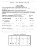 Astronomy Study Summary