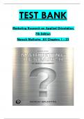 Test Bank For Marketing Research: An Applied Orientation 7th Edition (What's New in Marketing) by Naresh Malhotra All 1-23 Chapters Covered ,Latest Edition ISBN:9780134734842, 