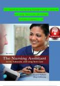 Test Bank for The Nursing Assistant Acute, Subacute, and Long-Term Care, 6th Edition by JoLynn Pulliam, Meg Holloway Chapter 1-24 Complete Guide.