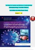 TEST BANK For Huether and McCance's Understanding Pathophysiology, Canadian Edition, 2nd Edition by Kelly Power-Kean, Verified Chapters 1 - 42, Complete Newest Version