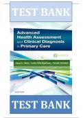 TEST BANK FOR Advanced Health Assessment & Clinical Diagnosis in Primary Care 6th Edition by Joyce E. Dains, Linda Ciofu Baumann & Pamela Scheibel , ISBN: 9780275972233 FULL TEST BANK || Complete Guide A+