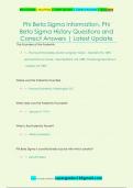 Phi Beta Sigma Information, Phi  Beta Sigma History Questions and  Correct Answers | Latest Update