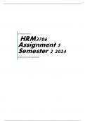 HRM3706 Assignment 5 Semester 2 2024