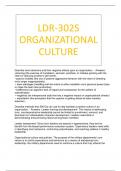 LDR-302S ORGANIZATIONAL CULTURE