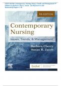 TEST BANK-Contemporary Nursing Issues, Trends and Management 9th Edition by Barbara Cherry, Susan.  Jacob||Answers and Rationales||Chapter 1-28