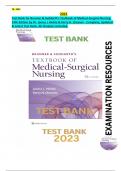 Exam Resources -  Brunner & Suddarth's Textbook of Medical-Surgical Nursing 14th Edition by Dr. Janice L Hinkle & Kerry H. Cheever - Complete, Updated & Latest Version. All Chapters Included.