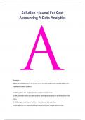 Solution Maunal For Cost Accounting A Data Analytics Approach 2024 Release By Margaret Christ, D. Kip Holderness and Vernon Richardson ( ALL CHAPTERS COVERED)
