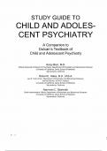 TEST BANK for Dulcan's Textbook of Child and Adolescent Psychiatry, 3rd Edition ISBN 978-1-61537-327-7 Verified Answers From Publisher