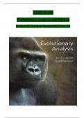 Evolutionary Analysis, 5th Edition TEST BANK by Herron & Freeman, ISBN: 9780321616678, All 20 Chapters Covered, Verified Latest 