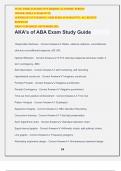 AKA's of ABA Exam Study Guide