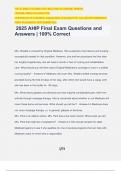 2025 AHIP Final Exam Questions and Answers | 100% Correct