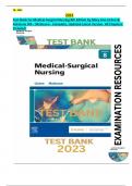 Exam Resources - Medical-Surgical Nursing 8th Edition by Mary Ann Linton & Adrianne Dill – Matteson - Complete, Updated Latest Version. All Chapters Included.