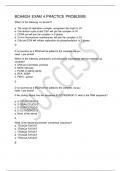 BCH4024 EXAM 4 PRACTICE PROBLEMS