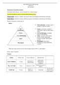 NUR 2488 Mental Health Nursing Final Exam Key Concepts