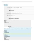 BIO201 MH V3 - Topic 8: Joints / BIO 201 Straighterline cumulative midterm exam Fall 2021