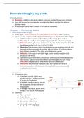 Biomedical imaging Microscopy samenvatting UA