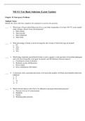 NR 511 Test Bank Solutions (Latest Update)  Chapter 19. Emergency Problems