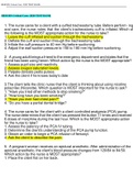 HESI RN Critical Care 2020 TEST BANK most commonly tested questions and answers latest fall.