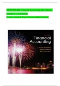 TEST BANK Financial Accounting, 6th Edition    Chapters 1 – 12 Complete  By David Spiceland, Wayne Thomas and Don Herrmann  