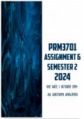 PRM3701 Assignment 6 Semester 2 2024 | Due 1 October 2024