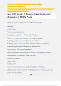 acc 241 exam 3 Study Questions and Answers | 100% Pass