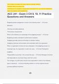 ACC 241 - Exam 3 CH 9, 10, 11 Practice Questions and Answers