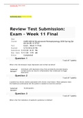 NURSING 6501 FINAL EXAM GRADED A