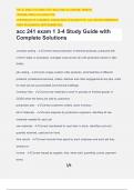 acc 241 exam 1 3-4 Study Guide with Complete Solutions