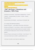 CNIT 344 Exam 1 Questions and Answers | 100% Pass