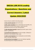 SNCOA DLR-301S Mod 1 Lesson 4 The Reality of Change Management | Questions and Correct Answers | Latest Update 2024/2025