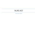 NURS 407