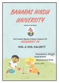 Soil Salinity