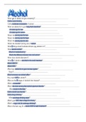 nutrition review sheet - chapter 9 (alcohol) 