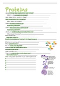 nutrition review sheet - chapter 6 (amino acids/proteins) 