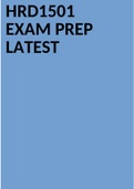 HRD1501 EXAM PREP LATEST