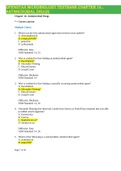 OPENSTAX MICROBIOLOGY TESTBANK CHAPTER 14 :  ANTIMICROBIAL DRUGS