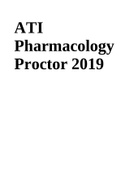 ATI Pharmacology Proctor 2019