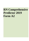 RN Comprehensive Predictor 2019 Form A