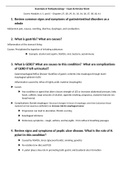 Essentials of Pathophysiology - Exam 2 review sheet.