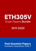 ETH305V - Exam Questions PACK (2011-2020)