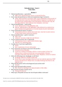 Pathophysiology - Exam 2- Study Guide _Spring 2020_.