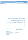 vvpk08 moreel dilemma rondom palliatieve ondersteuningsbehoefte