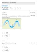 Exam (elaborations) ERSC 181 Array introduction to geology ,Week 8 Final Exam (timed and single access)